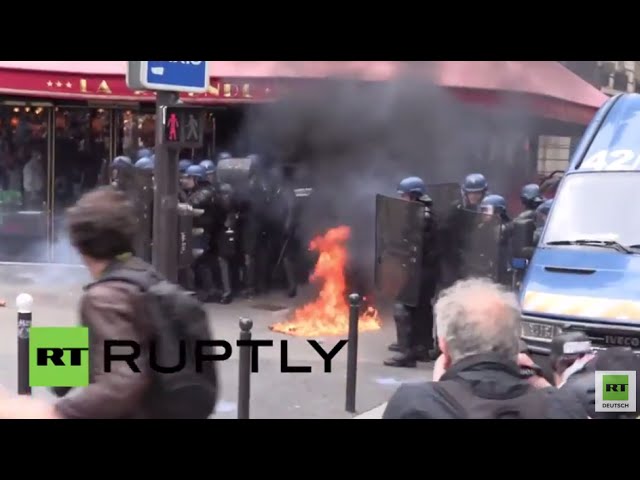 Paris: Wieder Verhaftungen und Zusammenstöße bei Protesten gegen Arbeitsreform