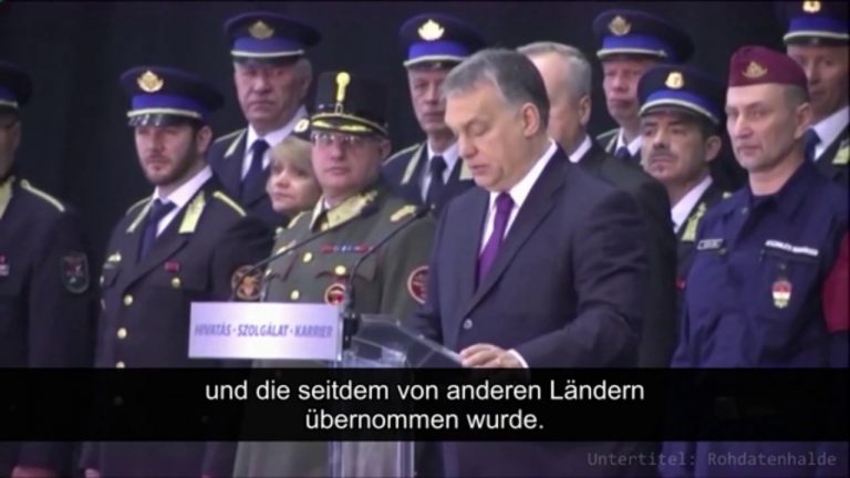 Viktor Orbans Rede, die Frau Merkel nicht hören will und deutsche Medien nicht zeigen