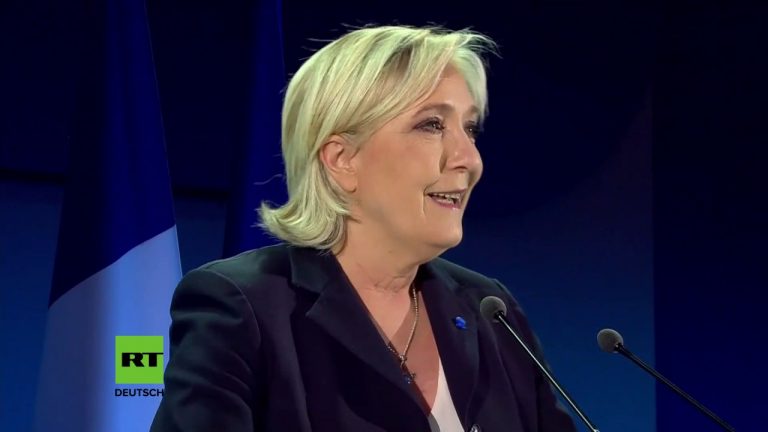Entweder die Macht des Geldes oder des Volkes – Le Pens Rede zur Stichwahl