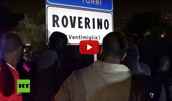 Italien: Hunderte Flüchtlinge und Migranten starten Fußmarsch zur französischen Grenze