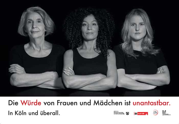 Zwei Jahre zu spät? Kölnerinnen starten Plakataktion gegen Sexismus