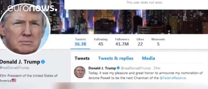 Twitter: Donald Trump gelöscht