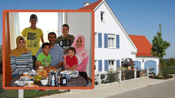 Wohnungen zu klein: Haus für siebenköpfige syrische Flüchtlingsfamilie