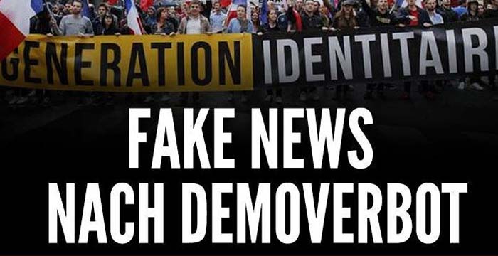 FAKE NEWS nach Demoverbot in Frankreich