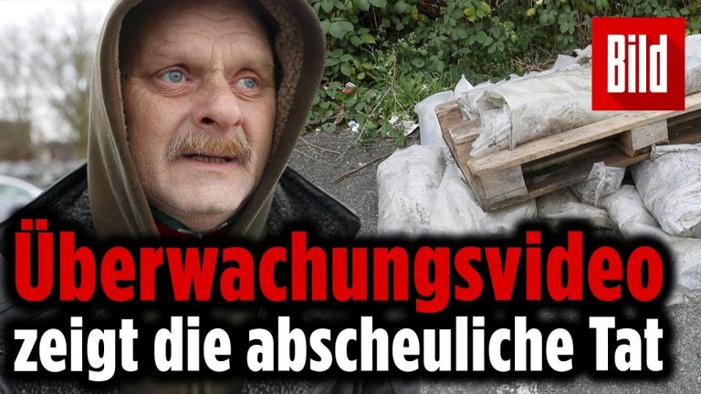 Überwachungsvideo: Obdachloser gesteinigt und lebendig begraben