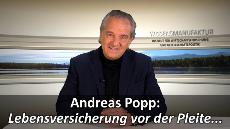 Andreas Popp: Lebensversicherungen vor der Pleite
