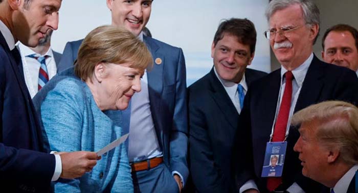 Merkel droht Trump: „Wir lassen uns nicht über den Tisch ziehen“