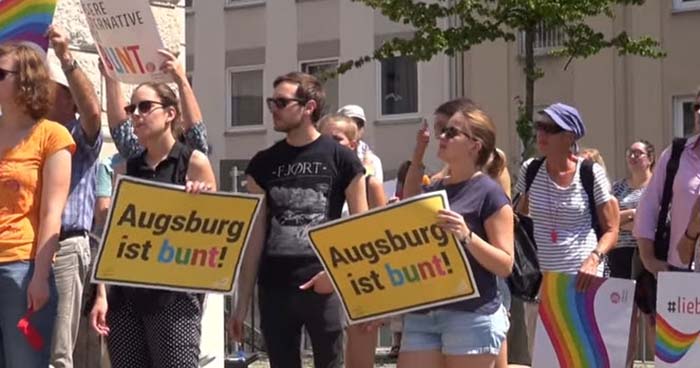 Anti-AfD Demos in Augsburg