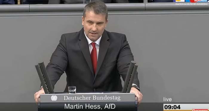 Martin Hess (AfD): Wir brauchen effektiven nationalen Grenzschutz!