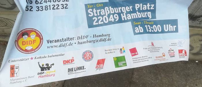 Die Linke – DGB – Ver.di – SPD – Die Grünen und mehr unterstützen linksextreme DIDF