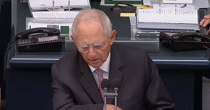 Wolfgang Schäuble zu den Vorgängen in Chemnitz: „Der gesellschaftliche Wandel ist unausweichlich“