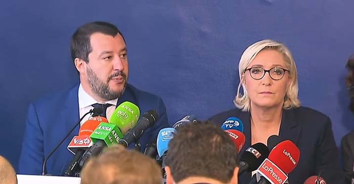 Salvini und Le Pen: Breitseite gegen EU