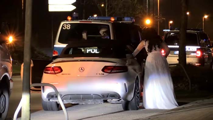 ESSEN: Libanesische Hochzeitsgesellschaft bei illegalem Autorennen gestoppt