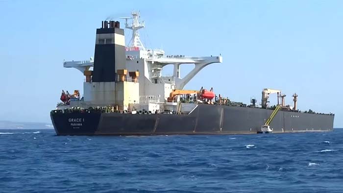 Öltanker auf dem Weg nach Syrien festgesetzt