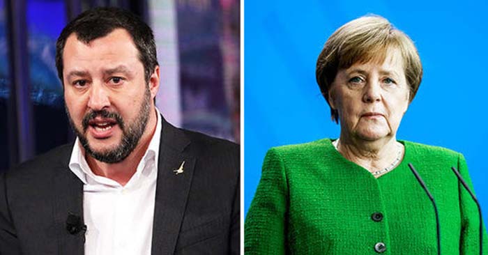 Salvini und Merkel: Ein Unterschied wie Tag und Nacht!
