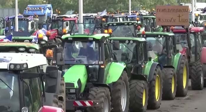 Bauernproteste gegen Agrarpläne der Bundesregierung