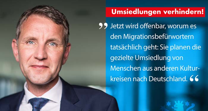 Thüringer aufgepasst! Umsiedlung von Migranten nach Thüringen kann nur mit der AfD verhindert werden!