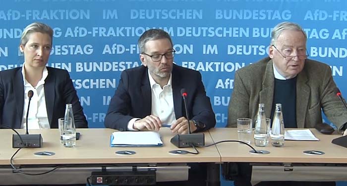 Alice Weidel und Alexander Gauland zur strategischen Partnerschaft mit der FPÖ