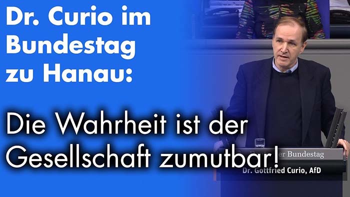 Gottfried Curio: Altparteien instrumentalisieren die Opfer von Hanau!