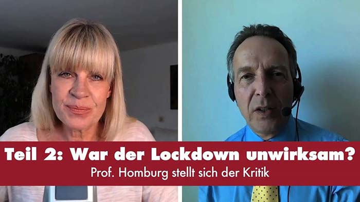 Teil 2: War der Lockdown unwirksam? – Prof. Homburg stellt sich der Kritik