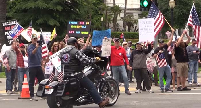Corona-Protest in den USA: „Mir kann niemand befehlen, zu Hause zu bleiben“
