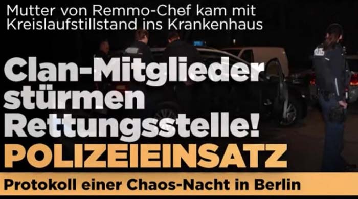 Berlin: Remmo Clan sorgt für Tumulte vor Notaufnahme