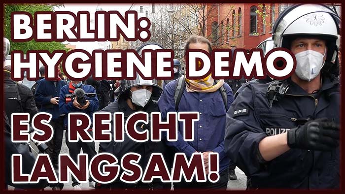 Berlin: „Hygiene Demo“ – Der Geduldsfaden reißt langsam