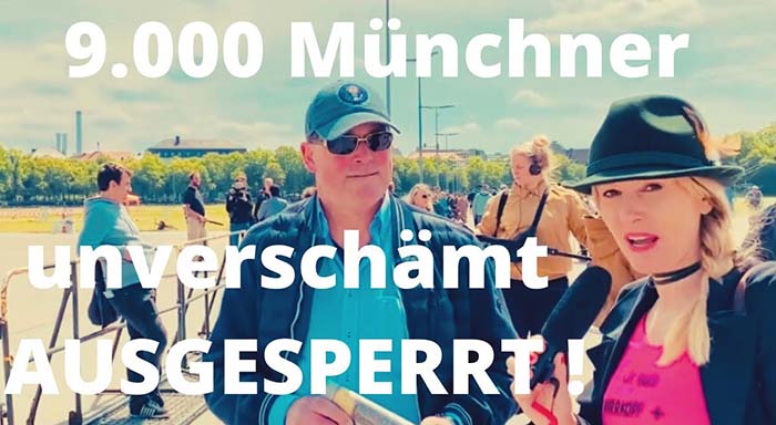 München: 9.000 Demoteilnehmer ausgesperrt