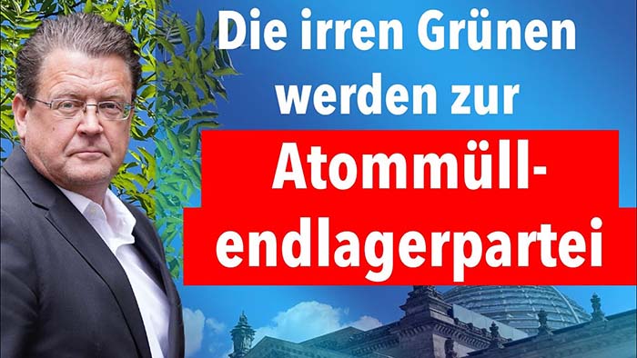 Stephan Brandner: Die irren Grünen werden zur Atommüllendlagerpartei!