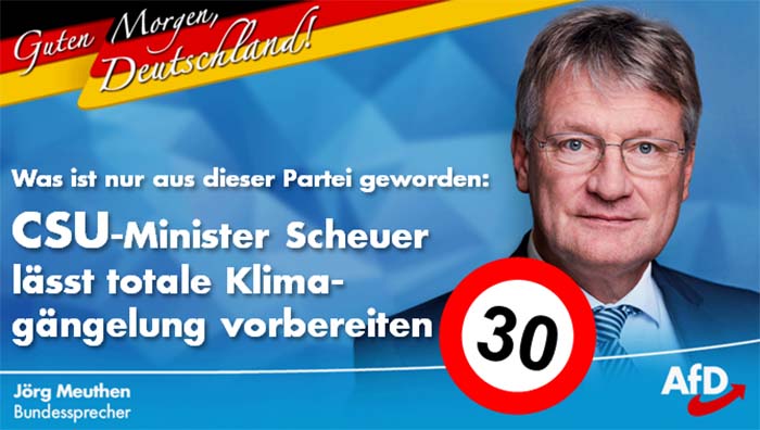 CSU-Minister Scheuer lässt totale Klimagägelung vorbereiten