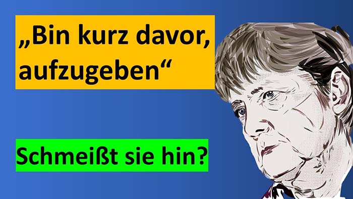 Markus Gärtner: Merkel weiß, sie ist am Ende