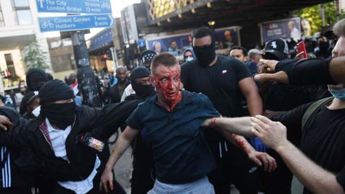 London: „BlackLivesMatter“ Anhänger attackieren brutal „rechte“ Demonstranten