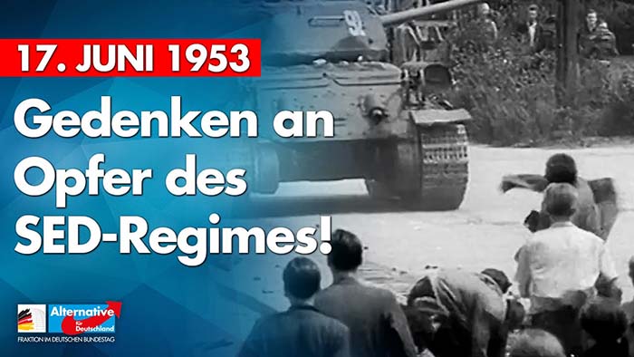 17. Juni 1953: Gedenken an Opfer des SED-Regimes!