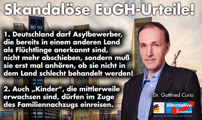 Gottfried Curio: Skandalöse EuGH-Urteile!