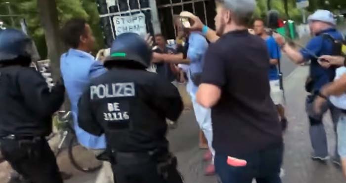 Corona Demo Berlin: Die Verhaftung von Thorsten Schulte