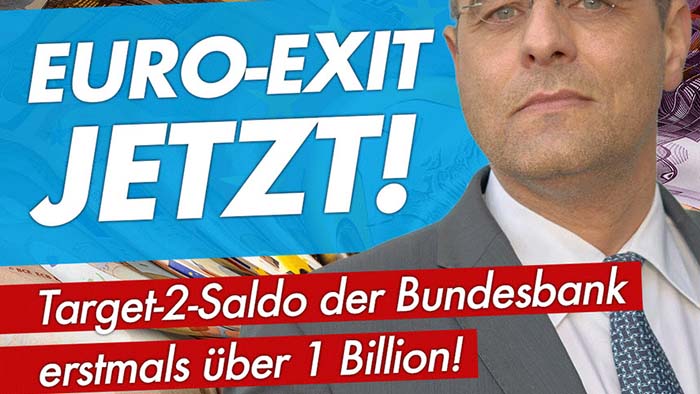 Target-2-Saldo der Bundesbank erstmals über 1 Billion: Euro-Exit Deutschlands jetzt