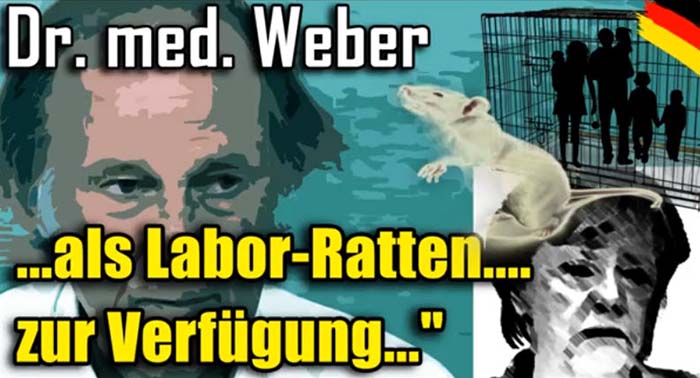 Dr. med Weber: Merkel stellt die deutsche Bevölkerung als Labor-Ratten zur Verfügung