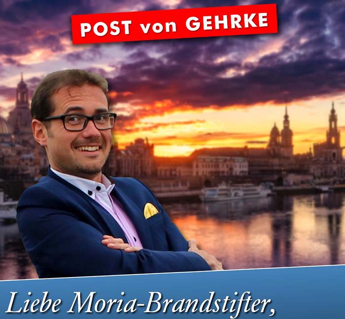 Post von Gehrke: Liebe Moria-Brandstifter
