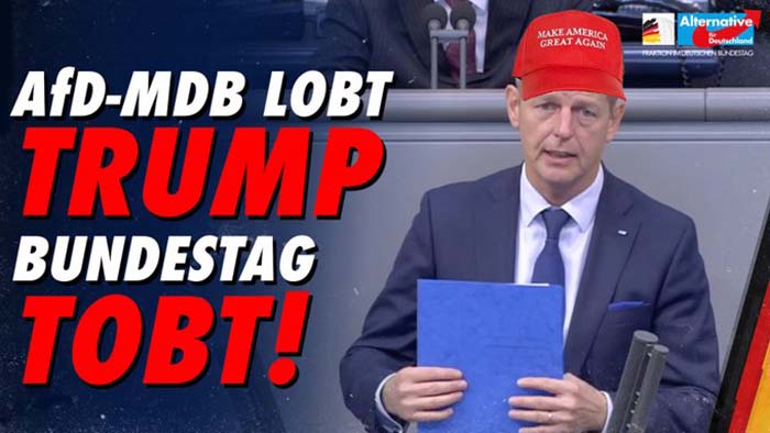 Karsten Hilse hofft auf Wahlsieg von Trump! – Bundestag is not amused