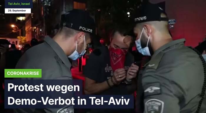 Tel Aviv: Protest wegen Demo-Verbot