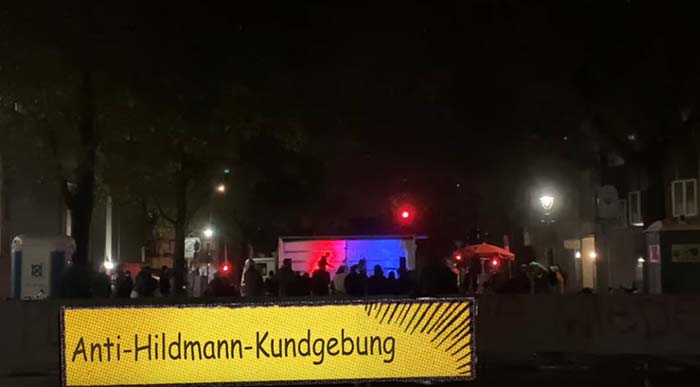 Esst Nazis! Kanibalismus gegen Rechts – Anti-Hildmann-Demo in Berlin
