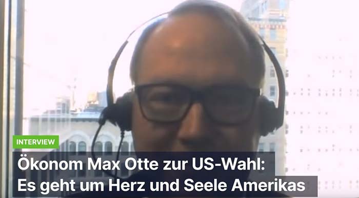 Max Otte zur US-Wahl: Es ist den Amerikanern ziemlich egal, was in Deutschland läuft