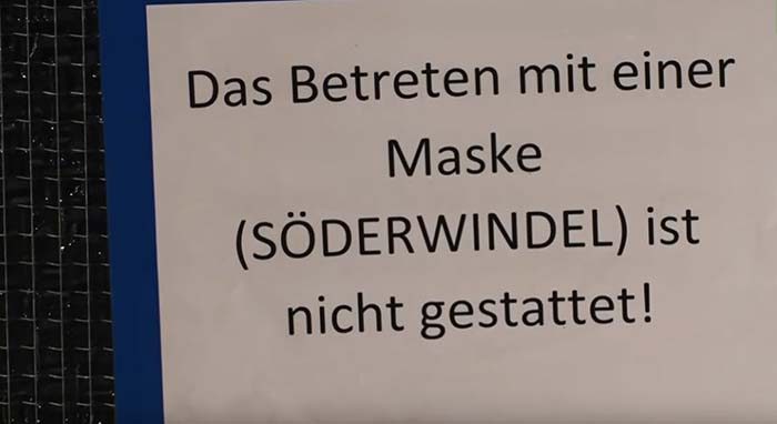 Respekt: Runter mit der Maske! Kfz-Werkstatt in Bayern leistet stillen Widerstand