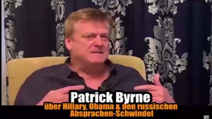Patrick Byrne: Die wahre Geschichte hinter Hillary, Obama & dem russischen Absprachen-Schwindel | Politikstube