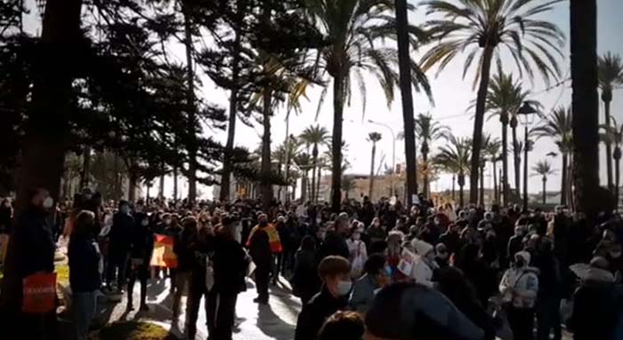 Corona-Maßnahmen: Proteste auf Mallorca