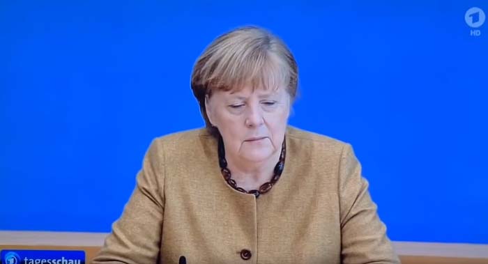 Tagesschau bricht Sendung ab, als Merkel kritische Frage zu Corona-Maßnahmen gestellt wird!