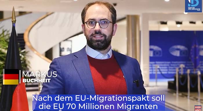 70 Millionen Migranten: Helfen Sie JETZT mit den EU-Migrationspakt zu verhindern!