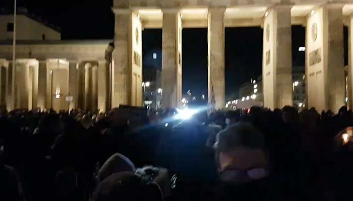 Solidarität mit Wien-Demo in Berlin