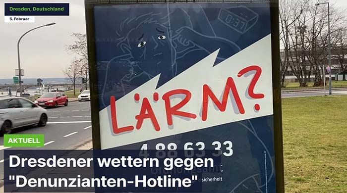 Dresdener wettern gegen „Denunzianten-Hotline“
