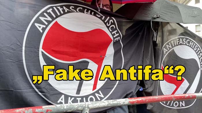 Wer ist hier Faschist? „Antifa alt“ gegen „Antifa neu“: Bizarre Szenen auf der Corona-Demo in Berlin
